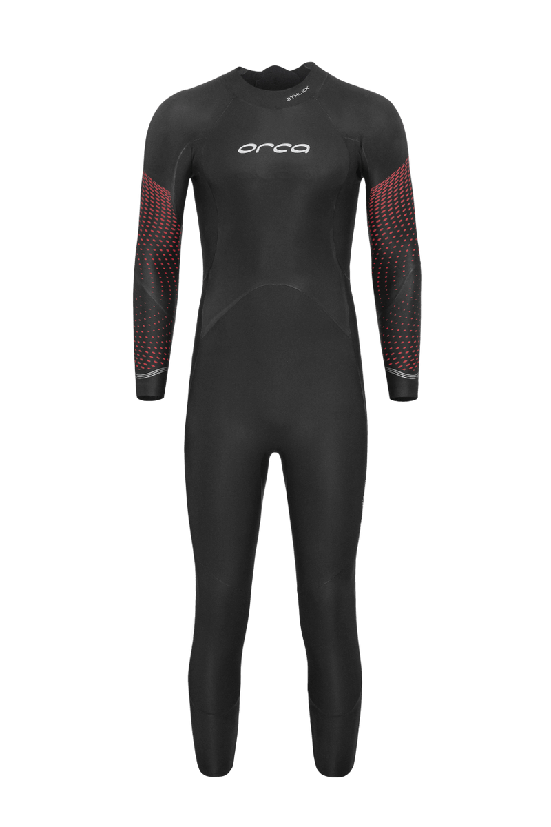 Combinaison Triathlon - Athlex Float - Homme - Couleur : Noir.Rouge- Taille : M