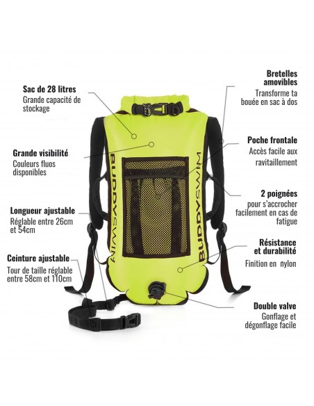 Bouée de sécurité - DRYBAG - BUDDY SWIM - MySwim