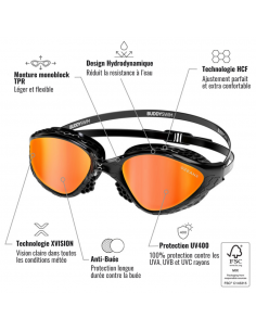 Lunettes OZEAN X - Miroir - BuddySwim - MySwim.fr 2