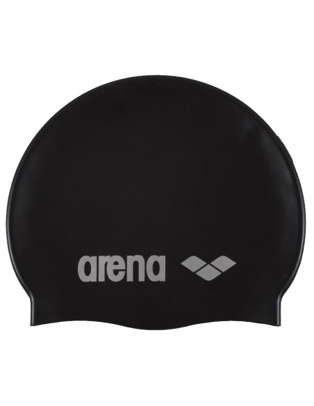 Bonnet Classic Silicone Noir - Arena - Entraînement et Compétition - ARENA - MySwim.fr