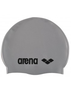 Bonnet Classic Silicone Gris - Arena - Entraînement et Compétition - ARENA - MySwim.fr
