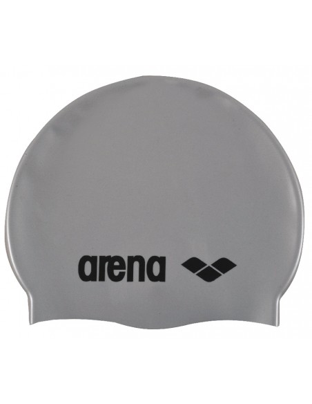 Bonnet Classic Silicone Gris - Arena - Entraînement et Compétition - ARENA - MySwim.fr