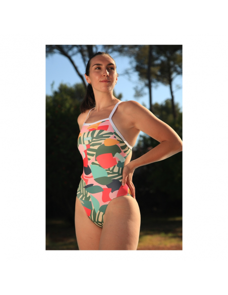 Maillot de bain une pièce femme Mako Aumaka Collage