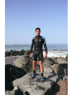 Combinaison SwimRun Homme - 2 mm Shorty Mellow Sea - MySwim.fr