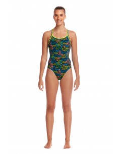 Maillot de Bain Femme - DIAMOND BACK Eco - HoloGram - FUNKITA - MySwim