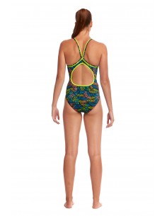 Maillot de Bain Femme - DIAMOND BACK Eco - HoloGram - FUNKITA - MySwim 2