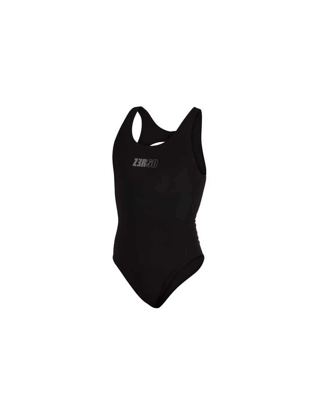 Maillot De Bain 1 Pièce Femme Noir Gainant - Dos Nu, Sportif Et Pudique - Tissu Polyester/spandex Pour La Natation