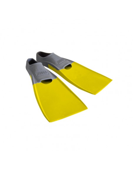 Long Blade Rubber Fins - zoggs - Yellow - Myswim.fr
