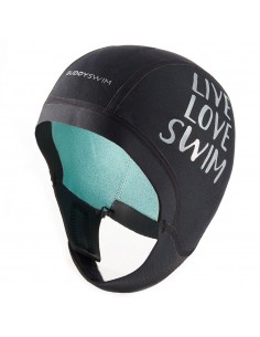 Bonnet Canard Mignon - Bonnet De Natation Souple Hiver Homme Femme | Noir, Polyester/Élasthanne, Double Couche Chaud