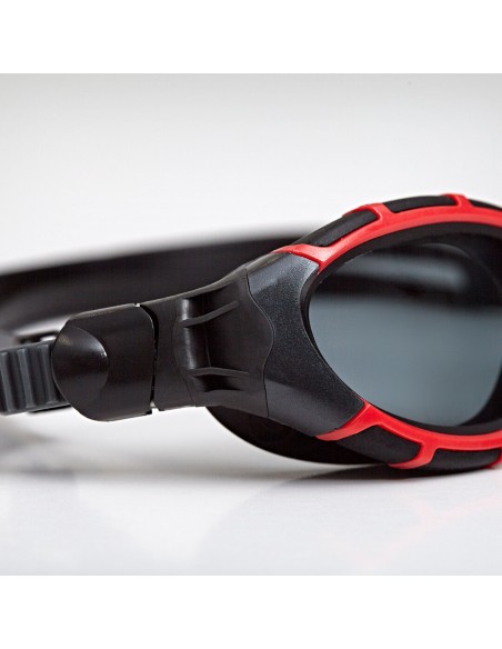 Lunettes - Triathlon - Eau libre  - PREDATOR FLEX Polarized Noir/Rouge - ZOGGS - MySwim.fr