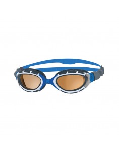 Lunettes - Triathlon - Eau libre - Cuivré Bleu - PREDATOR FLEX ULTRA polarized - ZOGGS - Myswim.fr