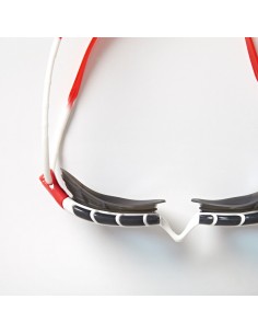 Lunettes - Triathlon - Eau libre -  PREDATOR Blanc Rouge - MySwim.fr 2