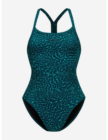 Maillot de bain - Thin Strap - Green Diploria - femme - Orca - MySwim.fr