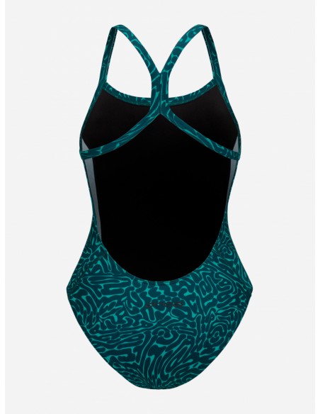 Maillot de bain - Thin Strap - Green Diploria - femme - Orca - MySwim.fr